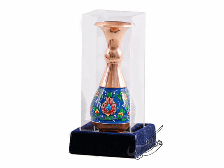 گلدان مس و پرداز 16 جعبه پلکسی شفاف